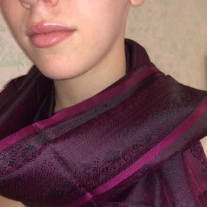 Hand made purple shawl